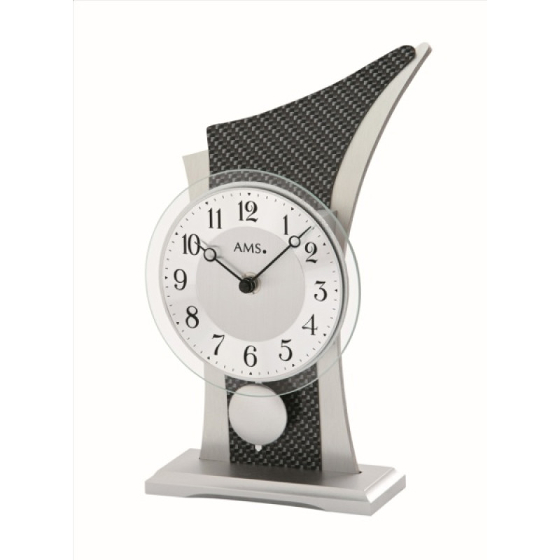 Tafelklok AM 41140 (carbon look)
