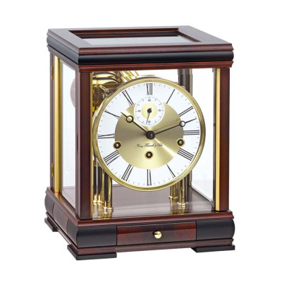Hermle 22998-070352 tafelklok mahonie