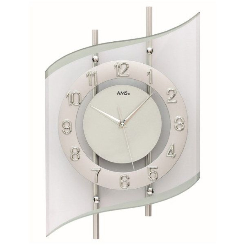 Wand klok AMS 5506 radio-controlled
