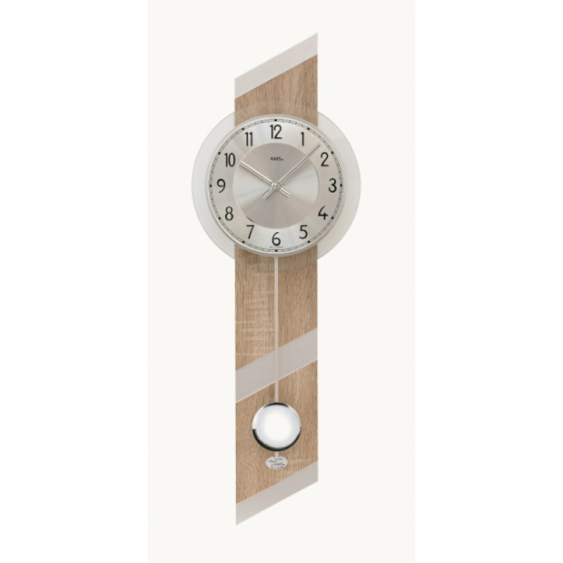 Designklok AMS 7415 licht eiken