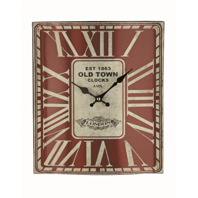 Metalen wandklok AM 49472