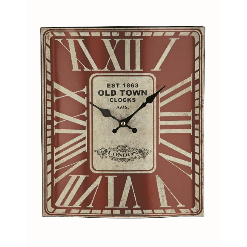 Metalen wandklok AM 49472