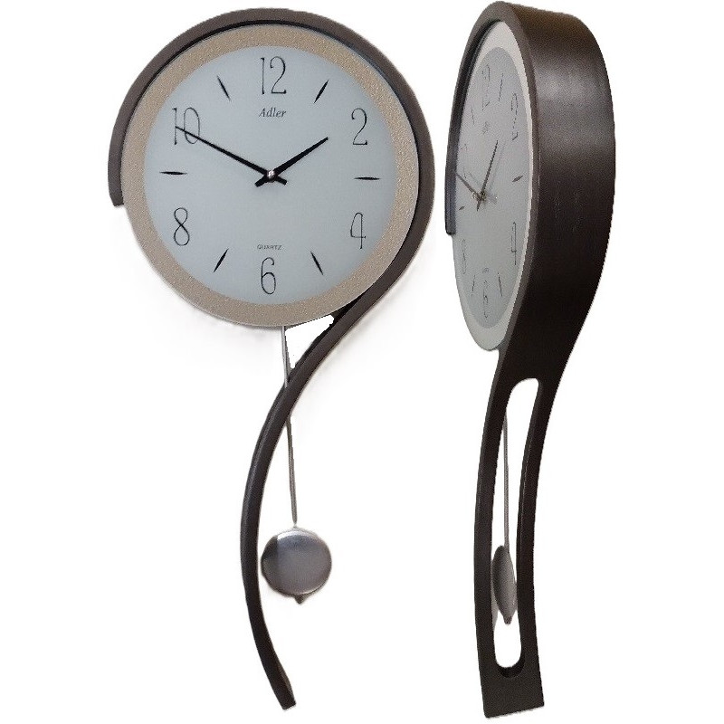 AEM216 wandklok antraciet