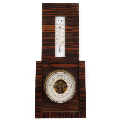 Palissander barometer Art Deco