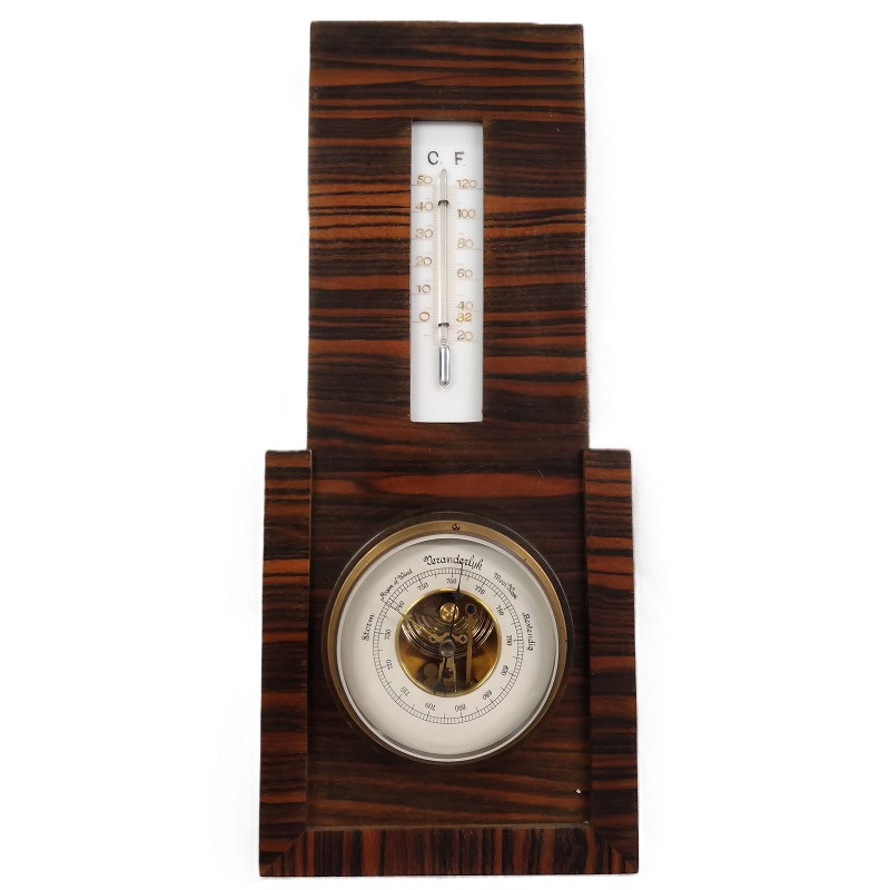 Palissander barometer Art Deco