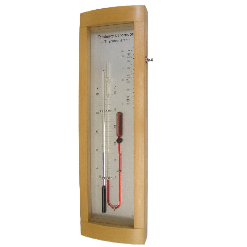 Tendens barometer blank/rvs
