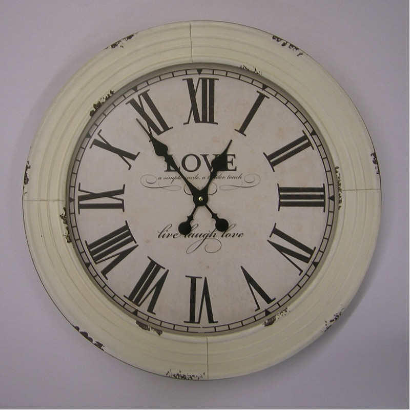 Grote metalen klok Casa Blanca 1009 XL