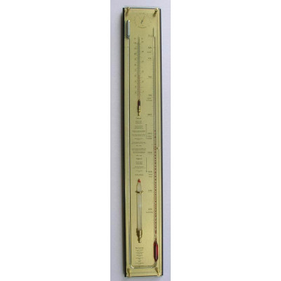 Noten/messing/glas contra-barometer (meest uitgebreid)
