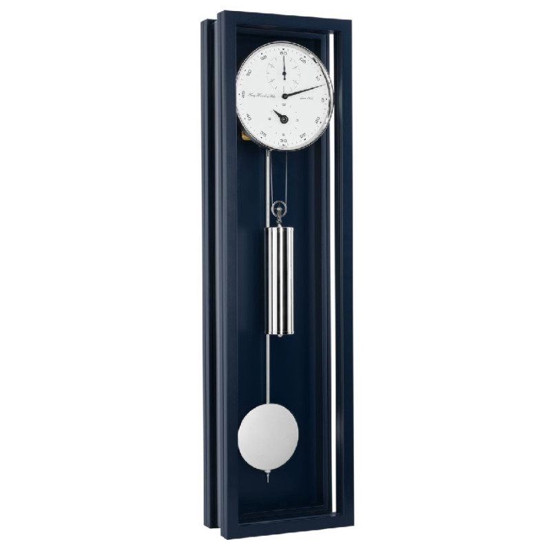 Wandklok Hermle 71006-V30761 blauw