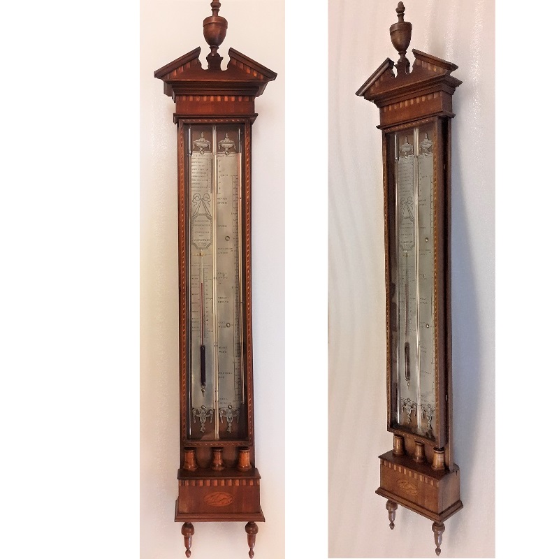 Antieke Hollandse barometer Stoppani