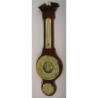XQ Banjo-barometer, mahonie