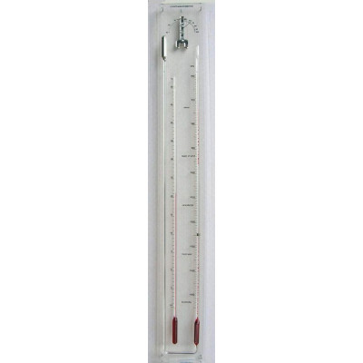 Plexiglas contra-barometer TH rood