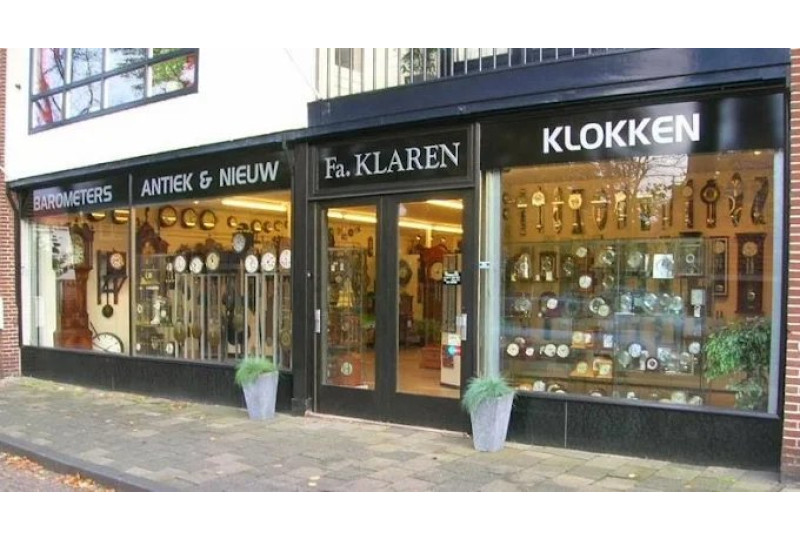 De winkel van Klaren Klokkenspeciaalzaak