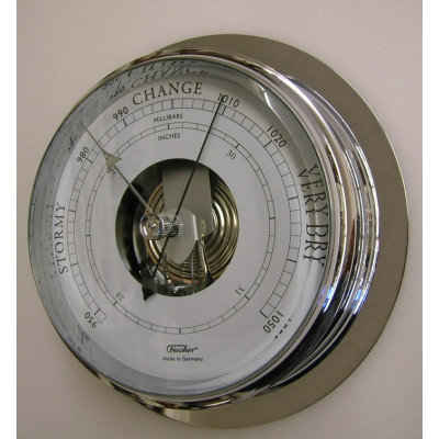 GR Luxe uitgevoerde barometer chroom Fischer