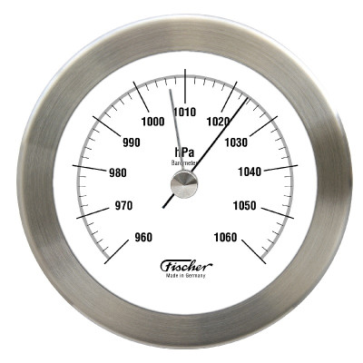 Fischer RVS barometer F1512